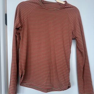 Tracksmith Running Striped Long Sleeve Top